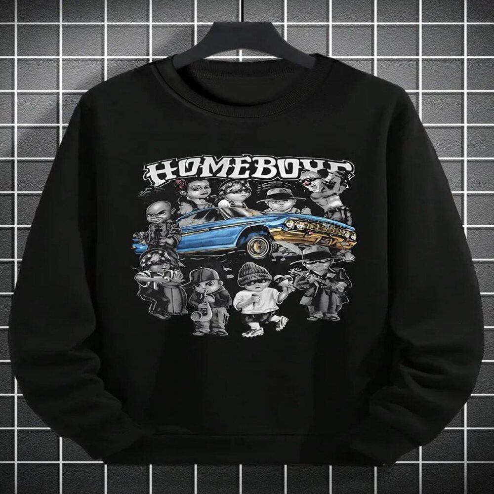 Old School Men's Sz. XL Homeboys black sweater Brand New.